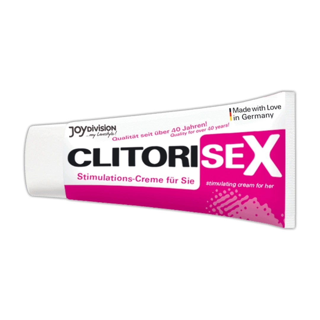Joydivision CLITORISEX krem pielęgnacyjny do skóry wrażliwej 40 ml – ekstrakty roślinne, witaminy