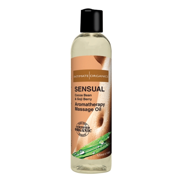 SexShop - Olejek do masażu organiczny - Intimate Organics Sensual Massage Oil 120 ml