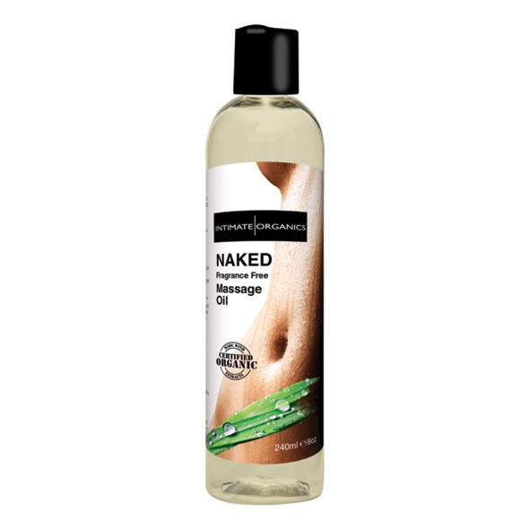 SexShop - Olejek do masażu organiczny - Intimate Organics Naked Massage Oil 240 ml