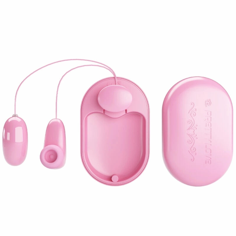 Pretty Love Magic Box – zestaw wibrującej kuli i stymulatora, 12 wibracji, 7 pulsacji, różowy, USB