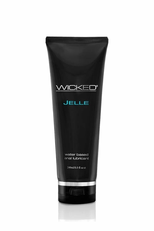 Wicked Jelle Anal Lubricant 240ml żel intymny wodny, gęsta formuła, ekstrakt z oliwki