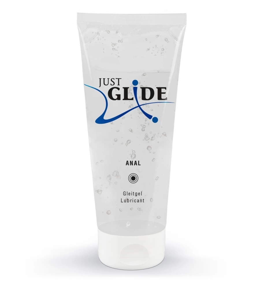 Just Glide Anal Lubrykant wodny 200ml – formuła wegańska, neutralne pH, do prezerwatyw