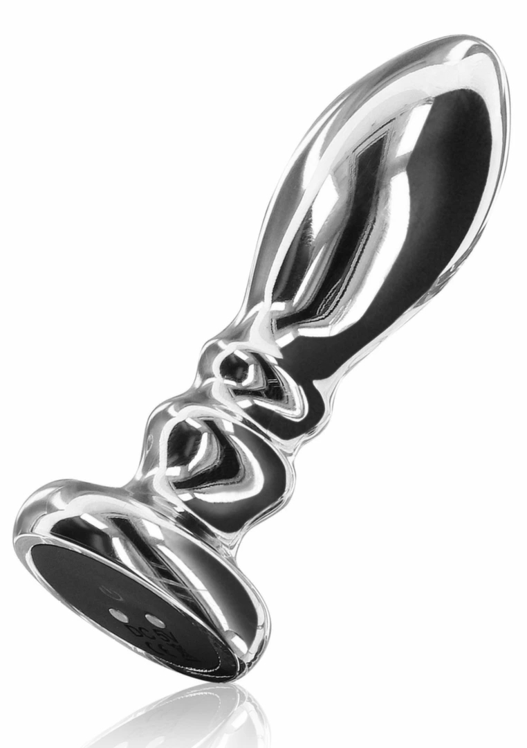 TOYJOY The Slider Vibrating Plug Large stal nierdzewna 7 trybów USB, anatomiczny kształt