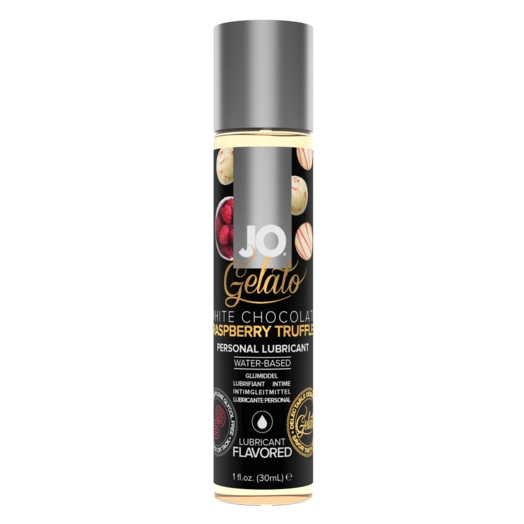 System JO H2O Gelato White Chocolate Raspberry Truffle 30ml – żel wodny, aromat białej czekolady i malin