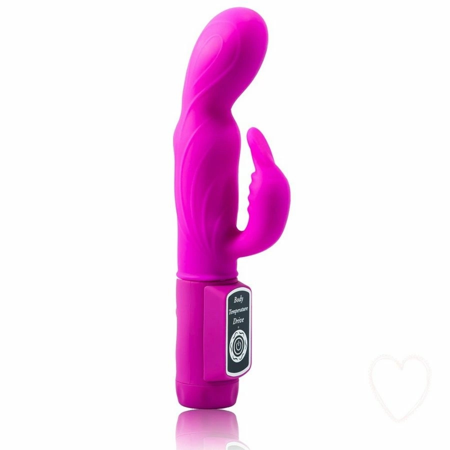Pretty Love Flirtujący Wibrator do Ciała – liliowy, 22,5 cm, czujnik dotyku, silikon
