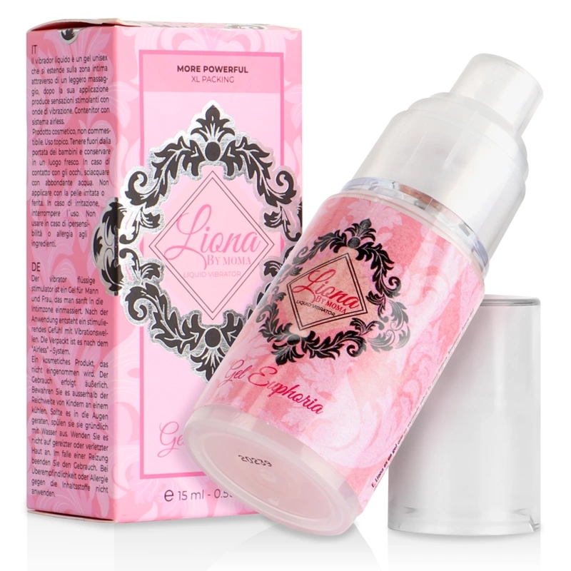 Liona by Moma Euphoria – żel stymulujący w płynie 15 ml, ekstrakty roślinne, szybkie wchłanianie