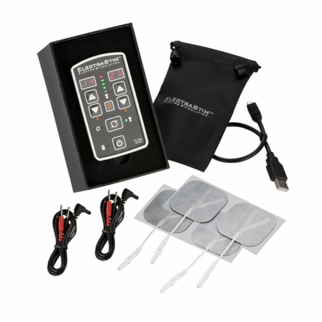ElectraStim Flick Duo Pack zestaw do elektrostymulacji, 2 kanały, 8 programów, akumulator