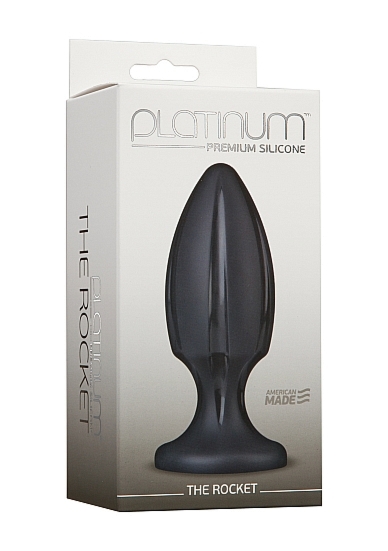 SILIKONOWA ZATYCZKA ANALNA RAKIETA CZARNA 0103-30-BX - The Rocket - Black