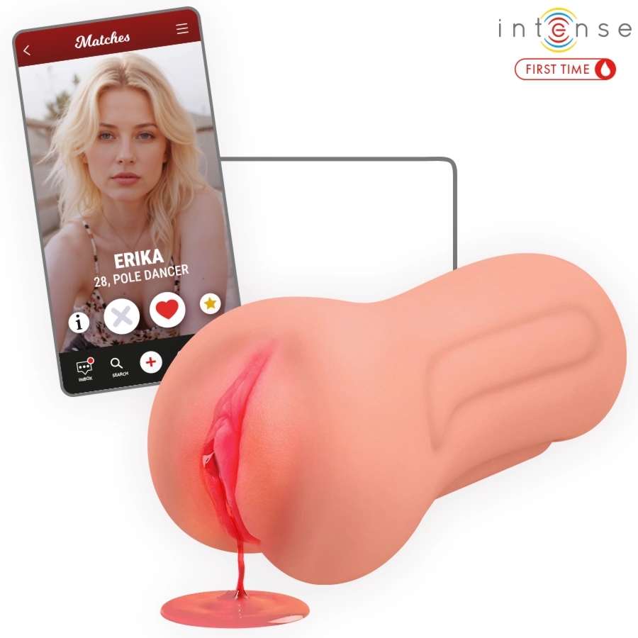 Intense Erika – model anatomiczny TPE, teksturowane wnętrze, wodoodporny