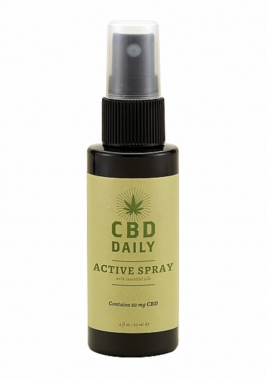 CBD Active Spray do codziennego stosowania na strefy intymne - 60 ml - XEUCBDAS002 - CBD Daily Active Spray - 2 oz / 60 ml
