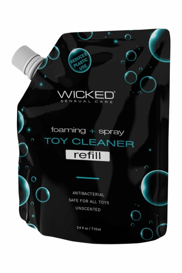 Wicked Foaming Toy Cleaner Refill 710ml antybakteryjny płyn do czyszczenia z ekstraktami roślinnymi