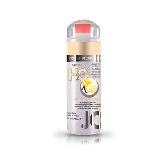 SexShop - Lubrykant smakowy - System JO H2O Lubricant Vanilla 150 ml WANILIA