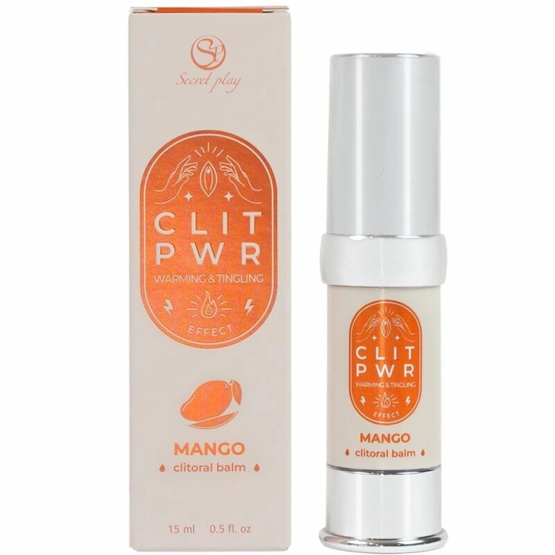 Secret Play Clit Pwr Balsam Mango 15ml – balsam stymulujący z efektem rozgrzewającym