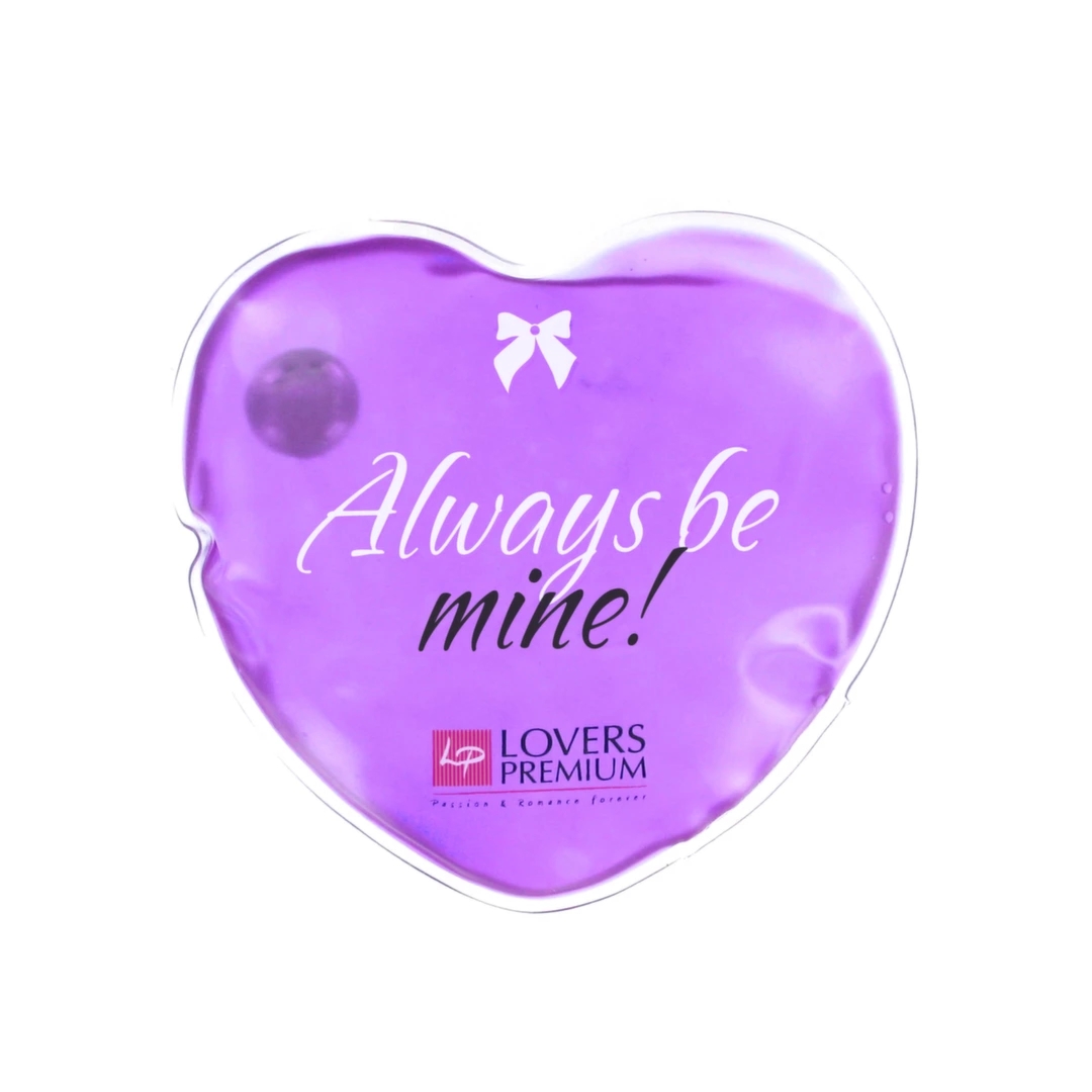LoversPremium Serduszko Ogrzewające Czerwone 12x12 cm Be Mine – wielorazowy podgrzewacz