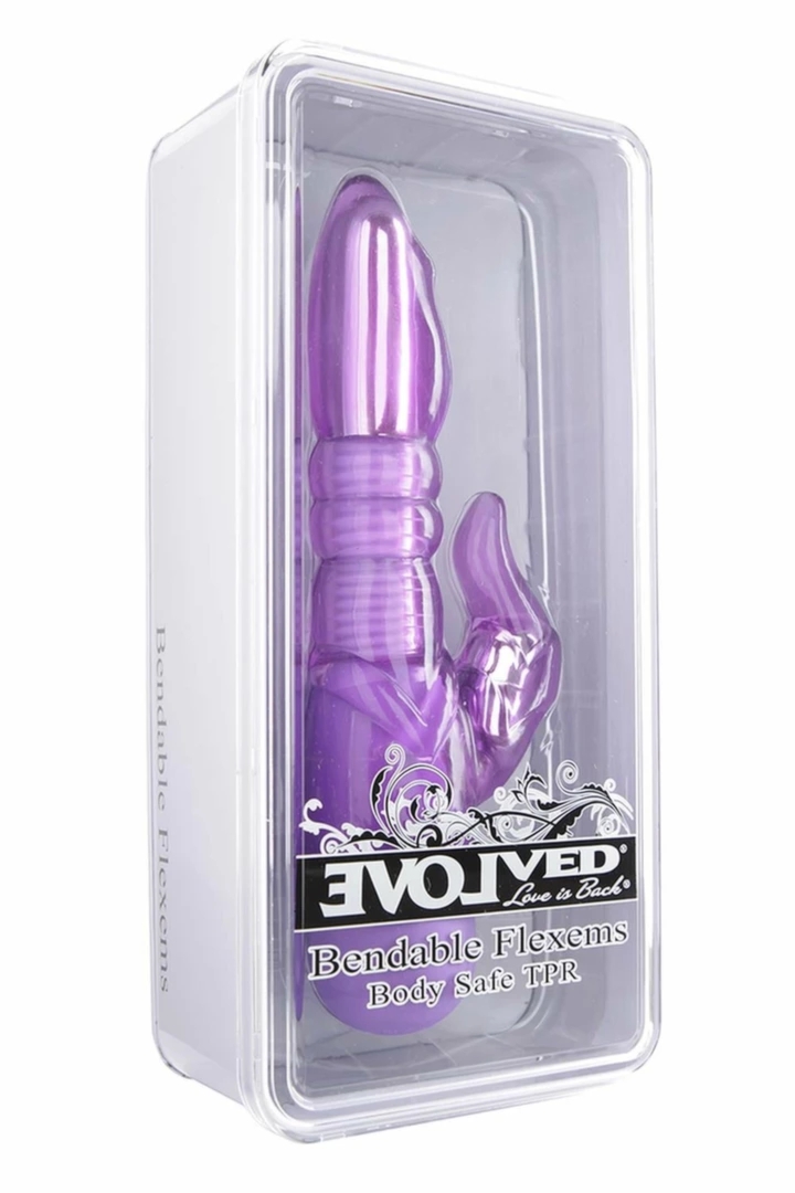 EVOLVED Bendable Flexems Touch elastyczny model intymny z 3 trybami pracy, ABS, wodoodporny