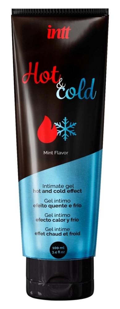 intt Hot & Cold żel intymny 100ml, chłodząco-rozgrzewający, miętowy, wodna formuła, do prezerwatyw