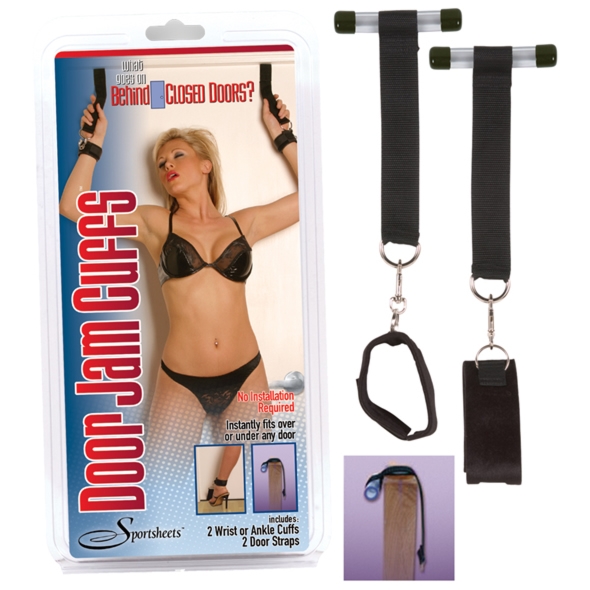 SexShop - Zestaw do podwieszania Sportsheets - Door Jam Cuffs - online