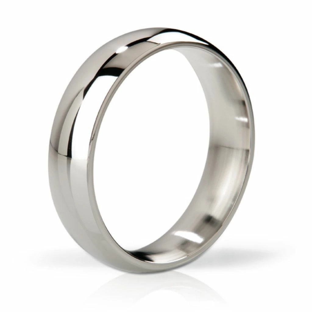 Mystim His Ringness Earl – stalowy pierścień anatomiczny, polerowany, 55 mm, medyczna stal
