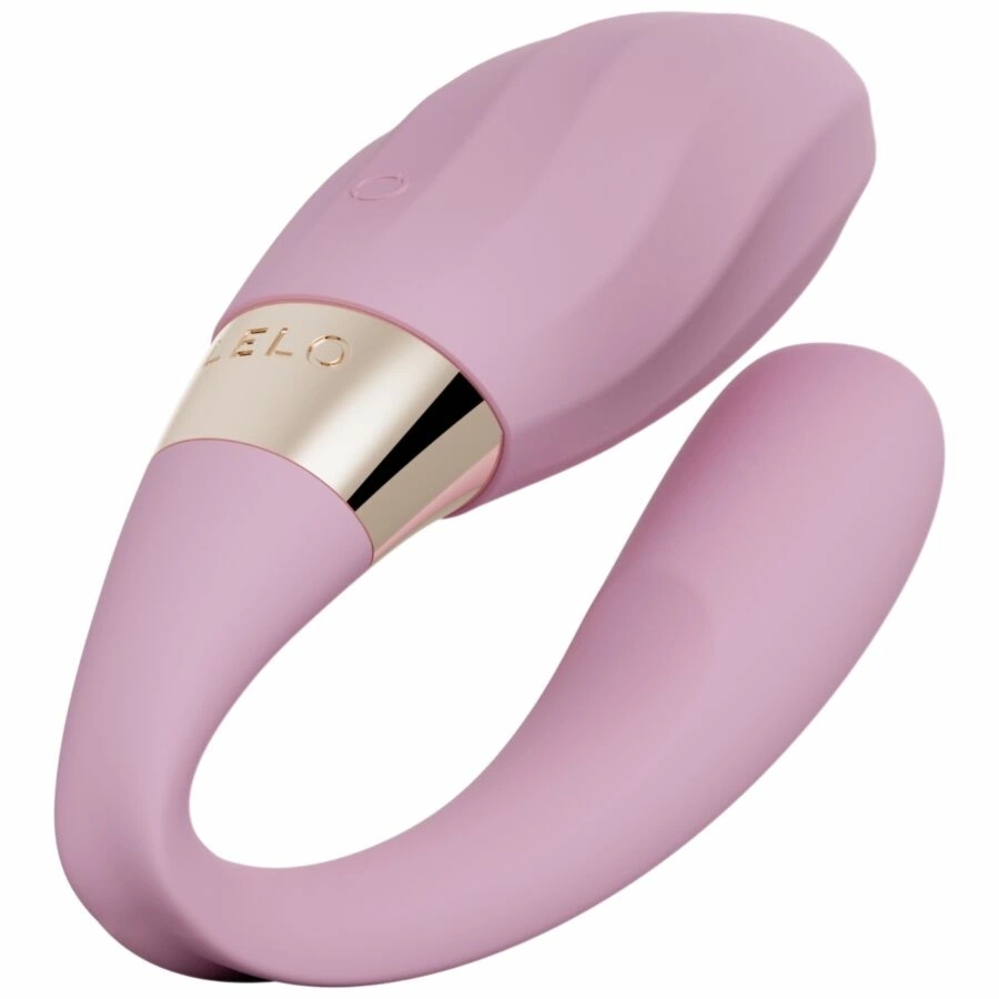LELO Tiani Twist masażer dla par, miękki silikon, różowy, wodoodporny, 16 poziomów