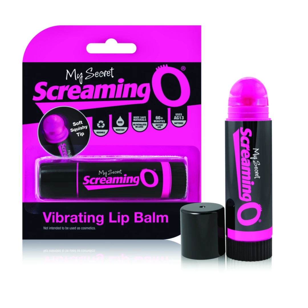 The Screaming O Lip Balm – mini urządzenie wibracyjne, kompaktowy format balsamu do ust