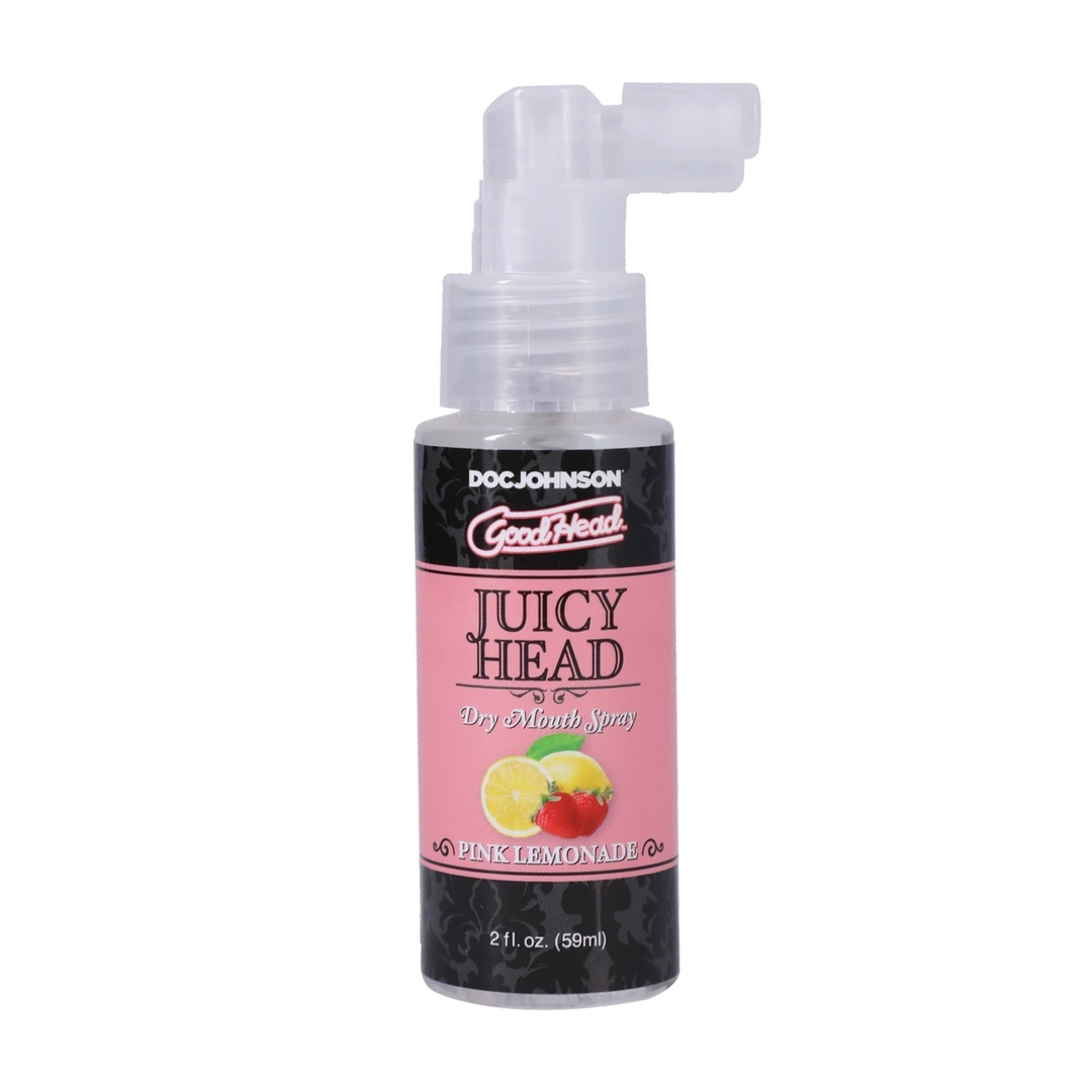 Doc Johnson GoodHead Juicy Head Spray – nawilżający do ust 59 ml, smak wiśniowy, bez cukru