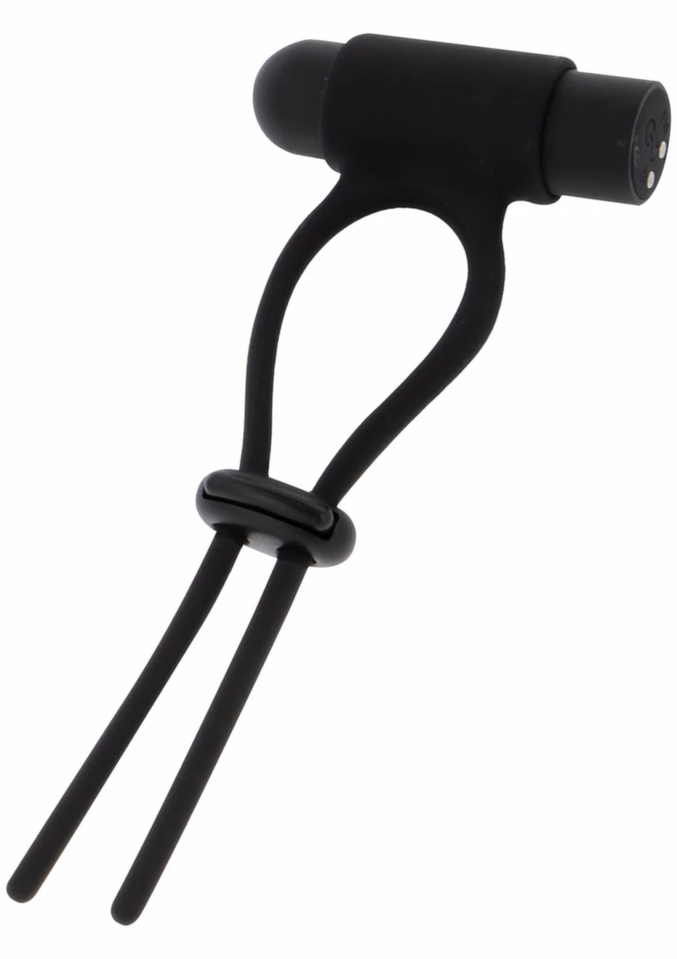 Hidden Desire Shots Vibrating & Adjustable C-Ring – silikonowy, regulowany pierścień z wibracjami