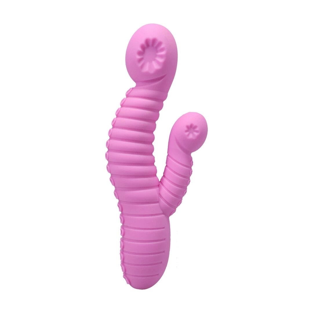 Into The C Seapuss Warming Rippled Rabbit Vibrator – fioletowy, 21 cm, system podgrzewania i wibracji
