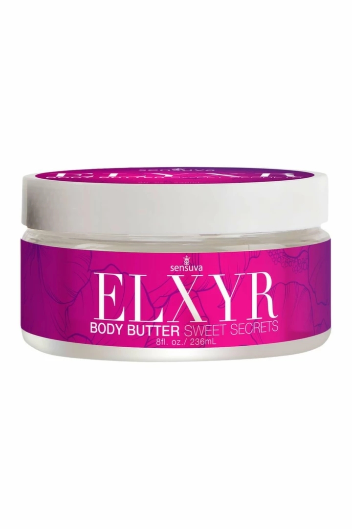 Sensuva Body Butter Sweet Secrets 236ml – masło do ciała z granatem, figą i kokosem