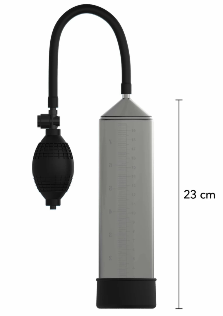 FUSION X Starter Penis Pump pompka próżniowa z miarką i szybkim zaworem, czarna