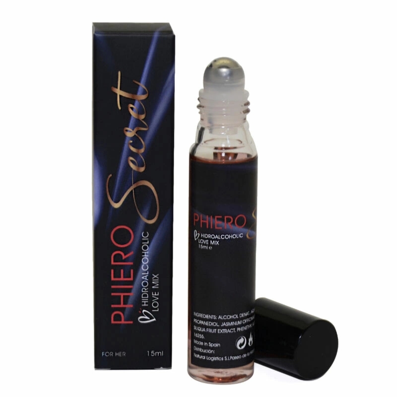 500 Cosmetics Phiero Secret – bezwonne feromony w płynie dla kobiet, 15 ml, neutralny zapach