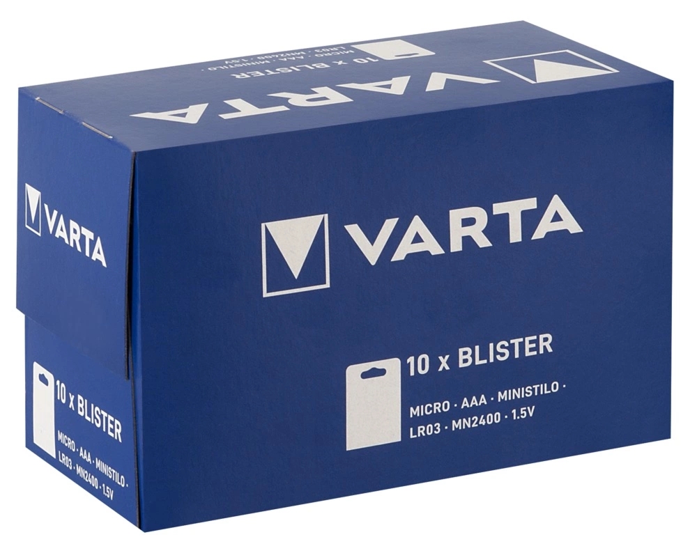 Varta Longlife Power AAA LR03 40 sztuk – baterie alkaliczne 1,5V do urządzeń elektronicznych