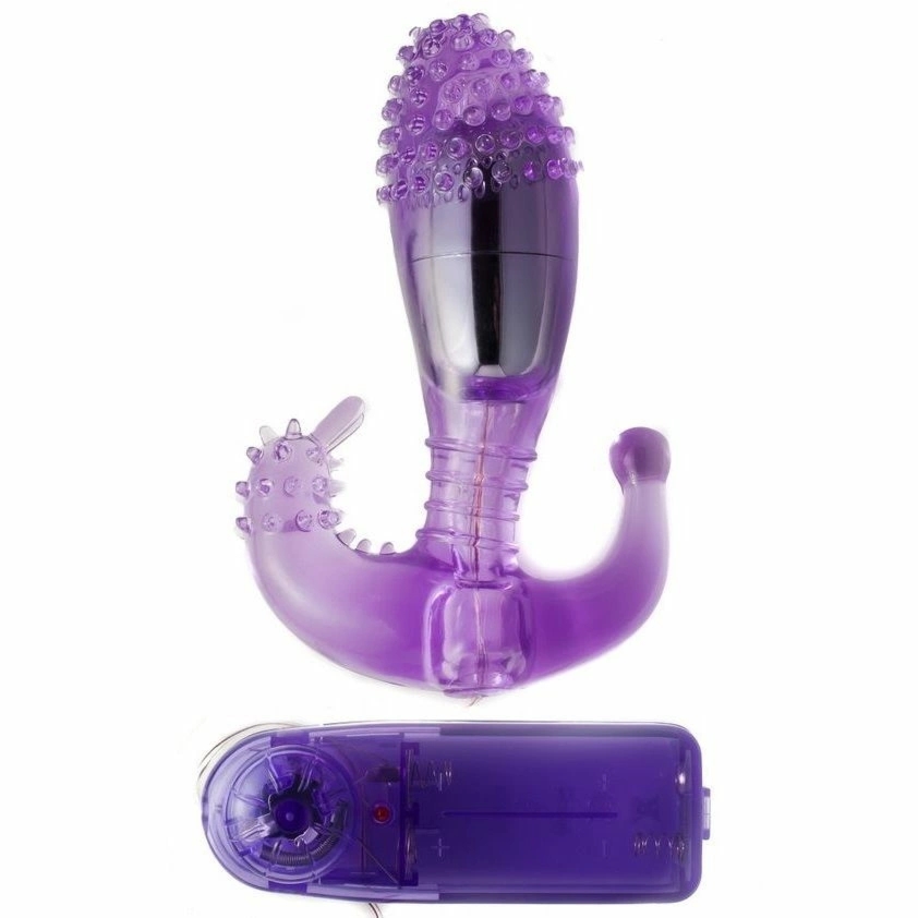 Baile Ripple Liliowy – wielofunkcyjny stymulator z systemem wibracji, silikon medyczny, 18 cm