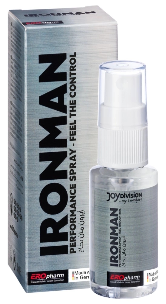 Ironman Spray 30ml – wydłużony czas działania, aplikator atomizer, neutralny zapach