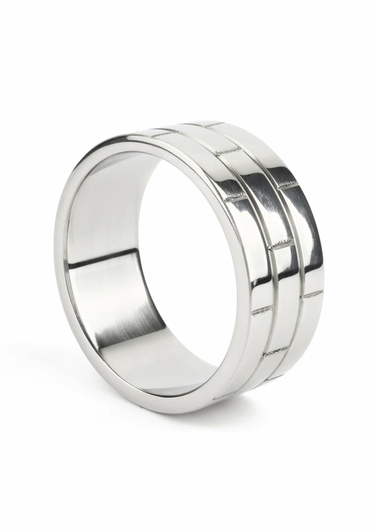 Mr. Steel The Wall C-Ring 55mm stalowy pierścień anatomiczny, szeroki profil 55 mm