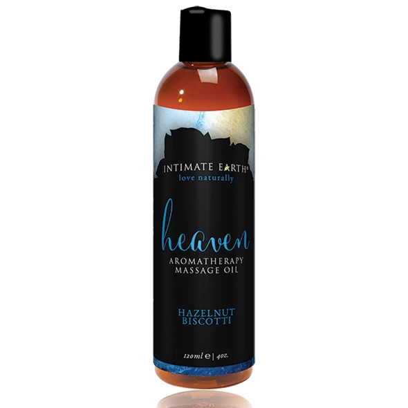 Sexshop - Intimate Earth Massage Oil Heaven Hazelnut Biscotti 120ml - Olejek do masażu