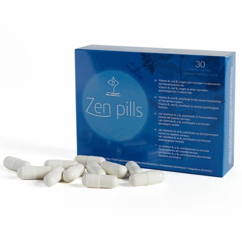 500 Cosmetics Zen Pills Naturalne Kapsułki na Stres i Nastroj 30 szt. Roślinna Formuła