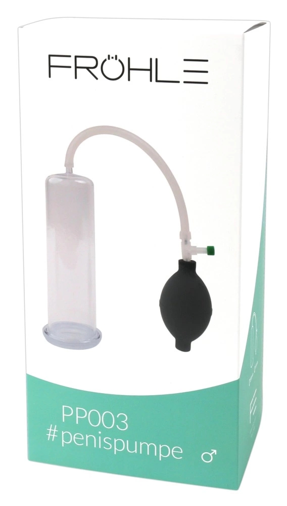 FROHLE PP003 Transparentna pompa prożniowa L, system kulowy 20 cm