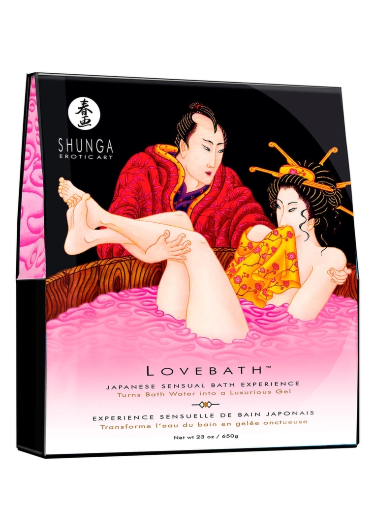 Shunga Lovebath Dragon Fruit 650g – zestaw do żelowej kąpieli, aromat smoczego owocu