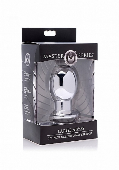 Korek analny z otworem rozszerzacz analny - AF924-LARGE - Large Abyss 1.9 Inch Hollow Anal Dilator