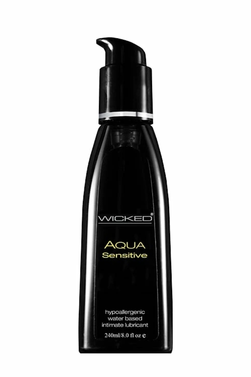 WICKED Aqua Sensitive Lubricant 240ml hipoalergiczny żel intymny, witamina E, aloes