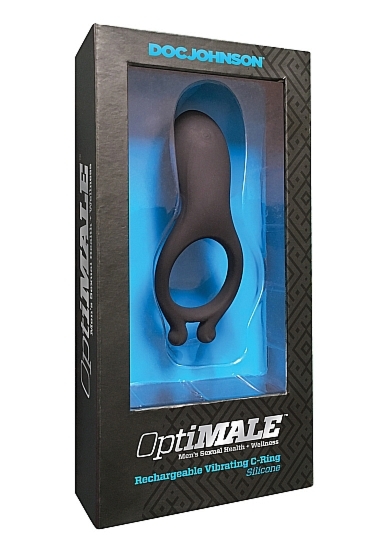 PIERŚCIEŃ Z WIBRACJAMI NA PENISA- Czarny 0690-30-BX - Rechargeable Vibrating C-Ring - Black