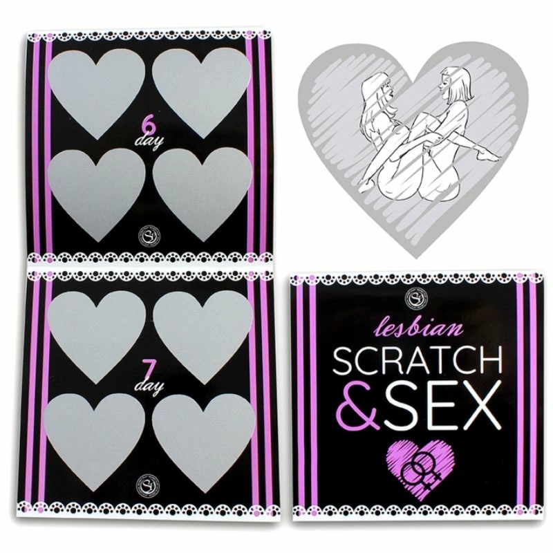 Secret Play Scratch & Fun – Gra dla Par Lesbijek, 7 dni, Wielojęzyczna, 4 opcje dziennie