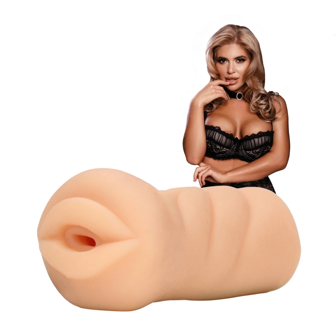 Pornstar Pussy – anatomiczna maszyna intymna TPR, teksturowana powierzchnia Flesh