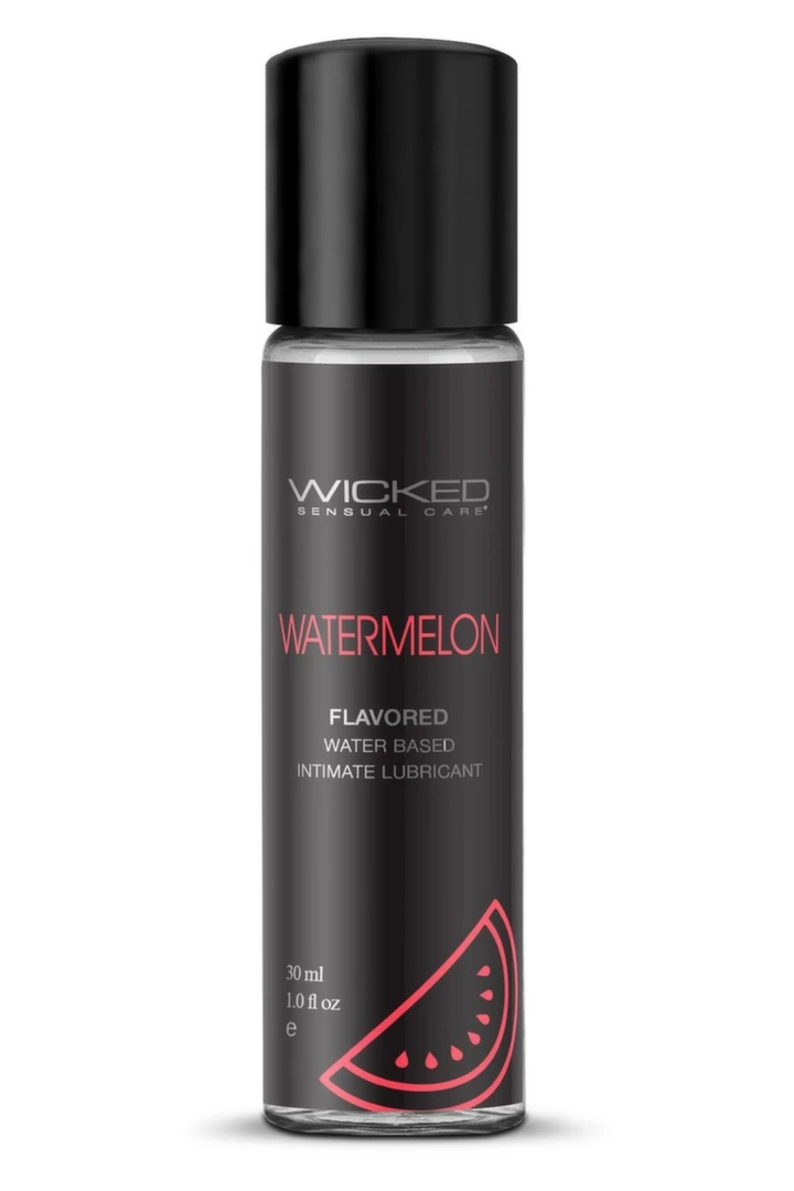 Wicked Aqua Watermelon Lubrykant wodny o smaku arbuza 30ml z oliwką i stewią