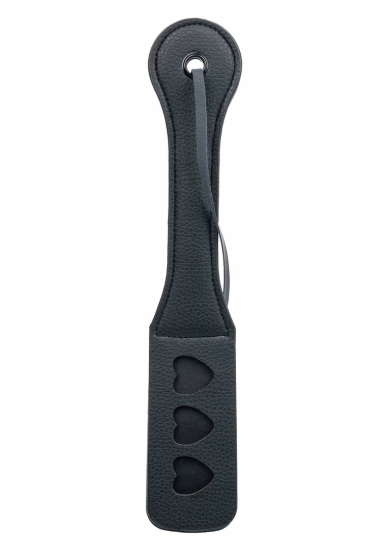 Heart Throb Paddle dwuwarstwowa płetwa z motywem serca, ergonomiczny uchwyt, czarna