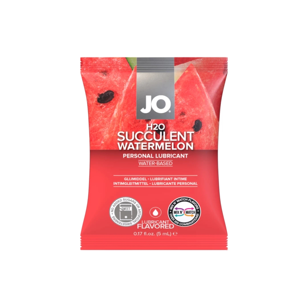 System JO H2O Watermelon – wodny żel nawilżający, saszetka 5 ml, aromat arbuza