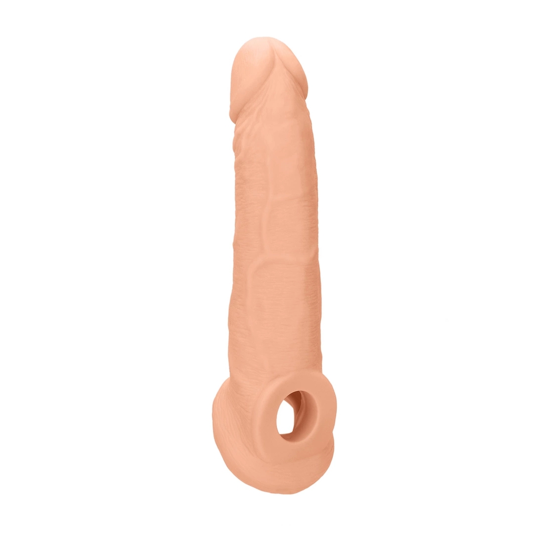 RealRock Nakładka powiększająca Skin TPE 23 cm – naturalny kolor, realistyczna struktura
