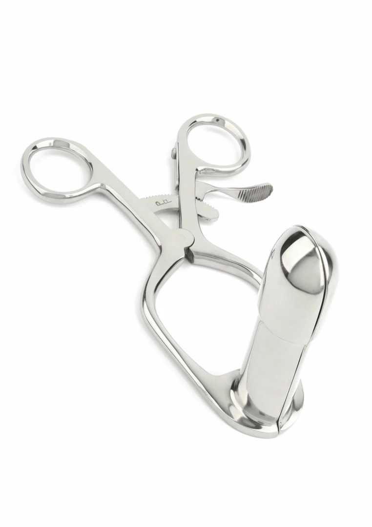 Barr Rectal Speculum Small stal nierdzewna, kompaktowy model z regulacją szerokości