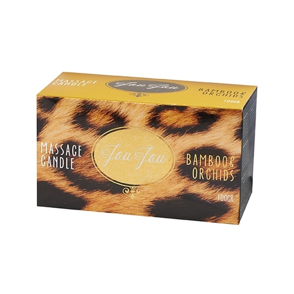 SexShop - Świeca do masażu - JouJou Massage Candle Bamboo & Orchids drewno i orchidea