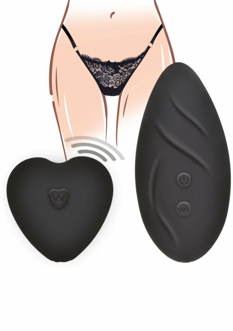 TOYJOY Angel Panty Vibrator – zestaw z koronkową bielizną, pilotem i ładowaniem USB